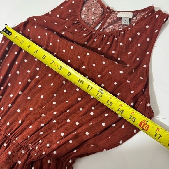 A New Day Brown Sleeveless Wrap Sundress - Picture 5 of 7